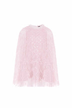 Heart Lattice Cape Kids Dress